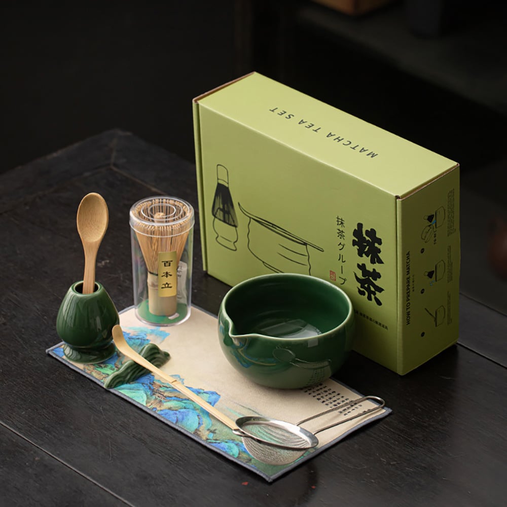 Matcha Tea Set / matchaset / matcha-set med visp och skål / teset för matcha