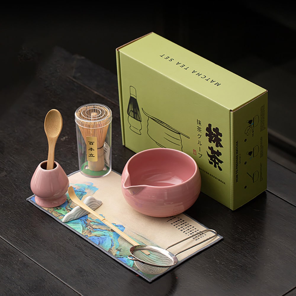 Matcha Tea Set / matchaset / matcha-set med visp och skål / teset för matcha