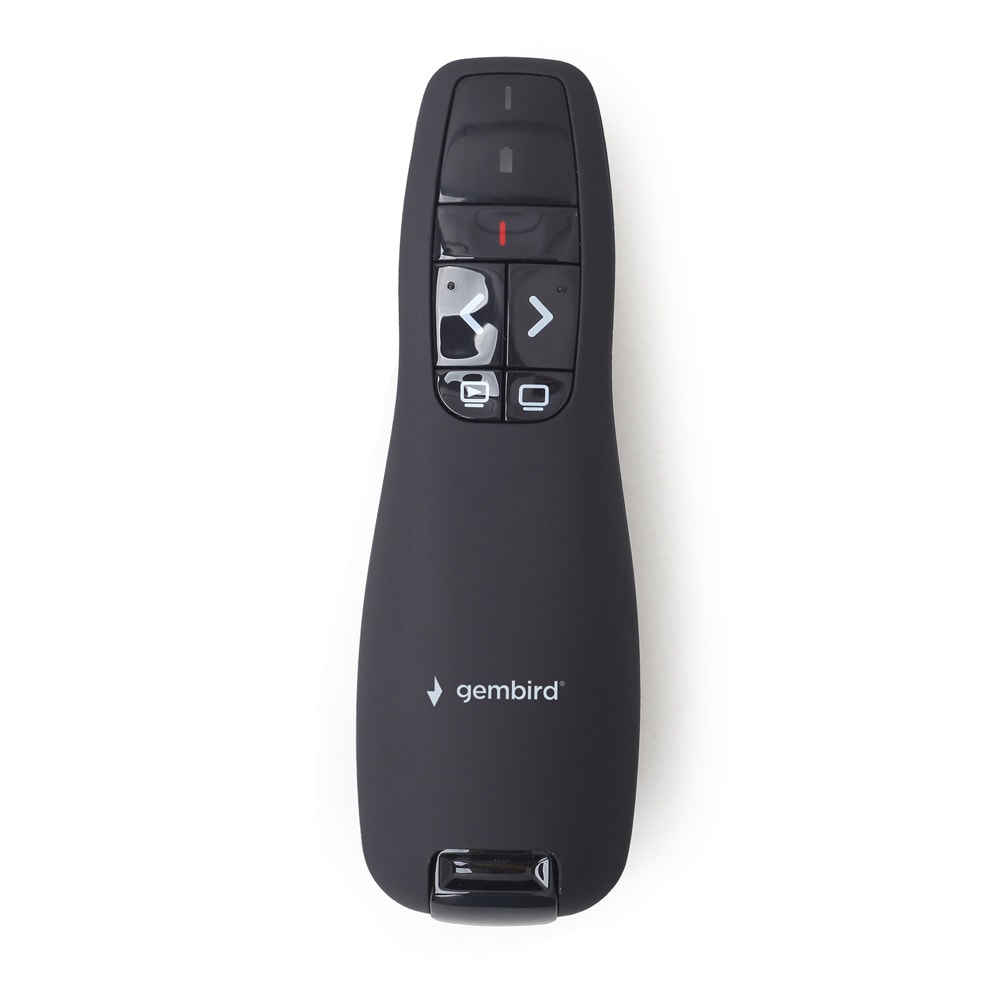 Trådlös presentationsenhet med laserpekare / presentationsfjärrkontroll för PowerPoint / USB-fjärrkontroll 2,4 GHz