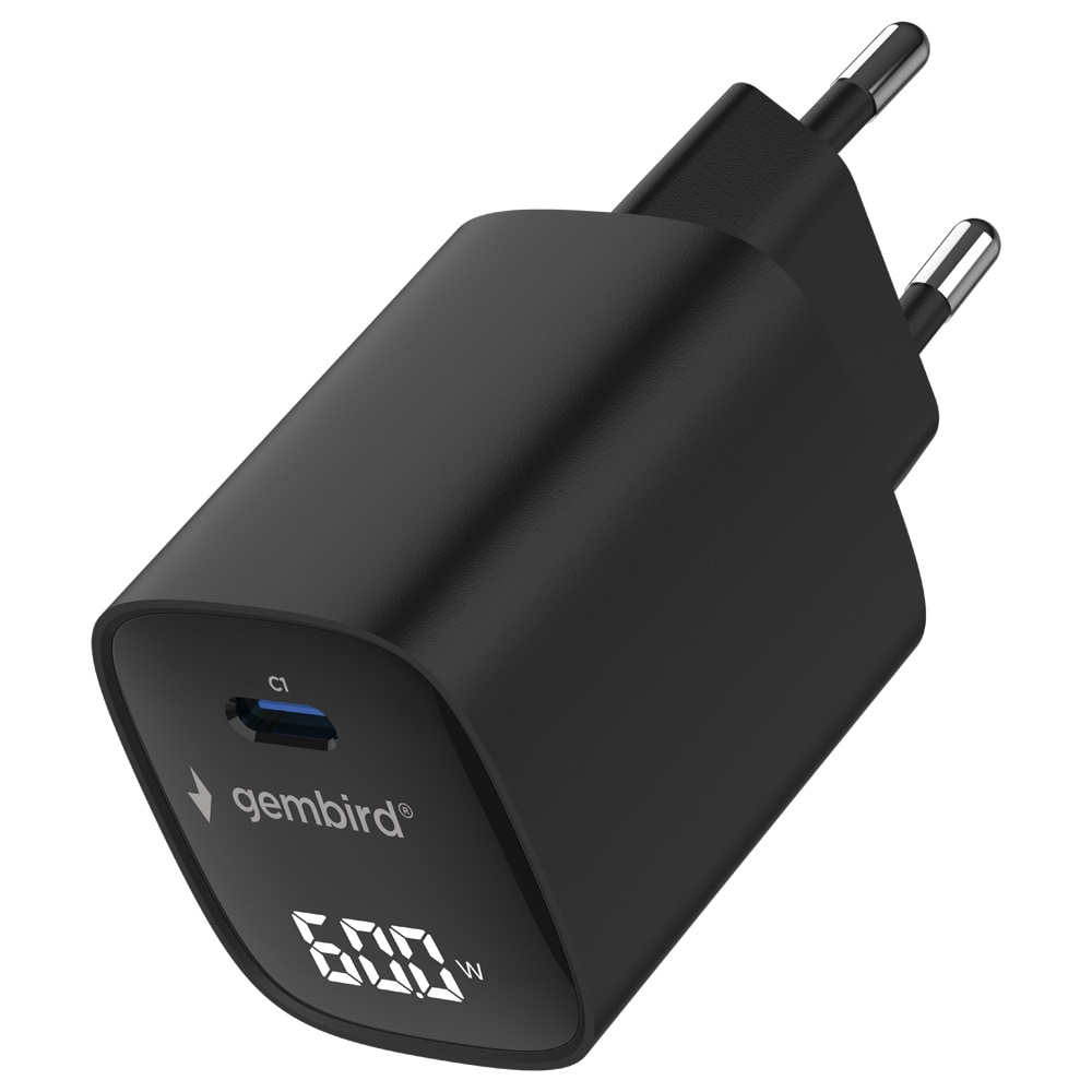 60 W snabbladdare med USB-C PD och QC 3.0 / USB-C-laddare för laptop