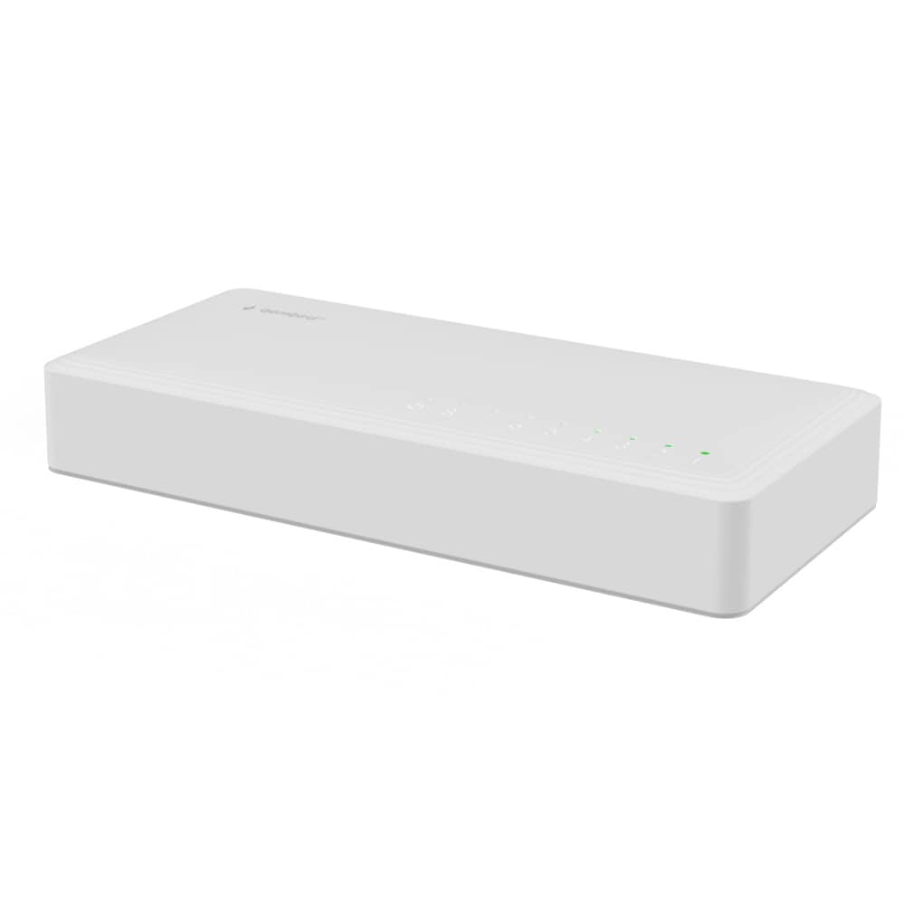 8-portars nätverksswitch 10/100/1000 Mbps / Gigabit switch med 8 portar