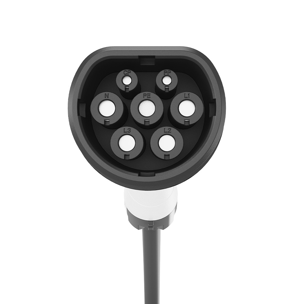 EV laddkabel Typ 2 16 A 1-fas 3,7 kW 8 m / Typ 2-laddkabel för elbil