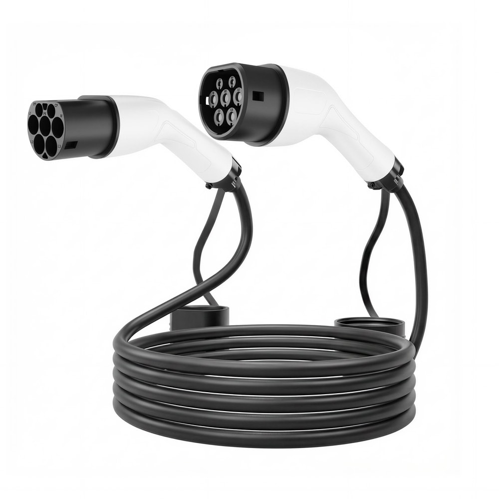 EV laddkabel Typ 2 16 A 1-fas 3,7 kW 8 m / Typ 2-laddkabel för elbil
