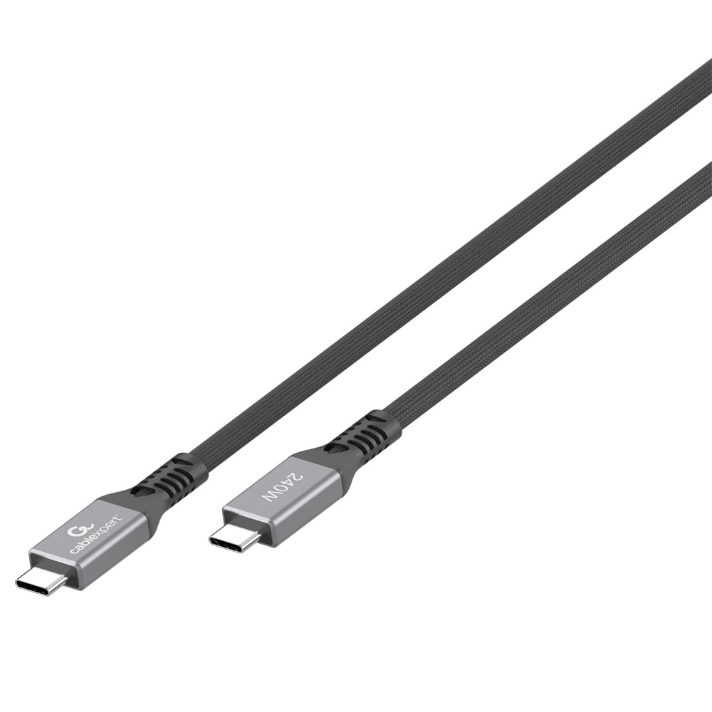 USB4 USB-C 240 W ladd- och datakabel 30 cm / USB4-kabel USB-C till USB-C