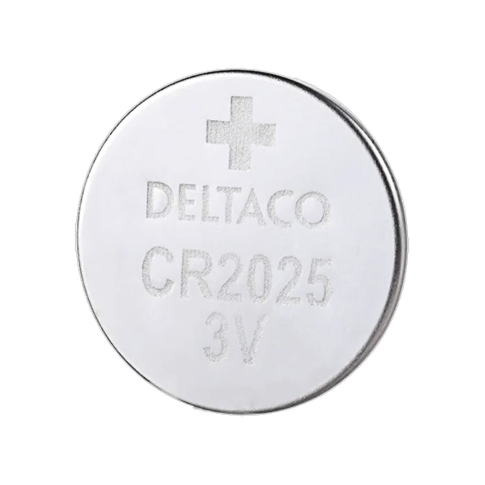 Deltaco Ultimate Lithium CR2025 knappcellsbatteri / CR2025-batteri / Litiumknappcell 3 V