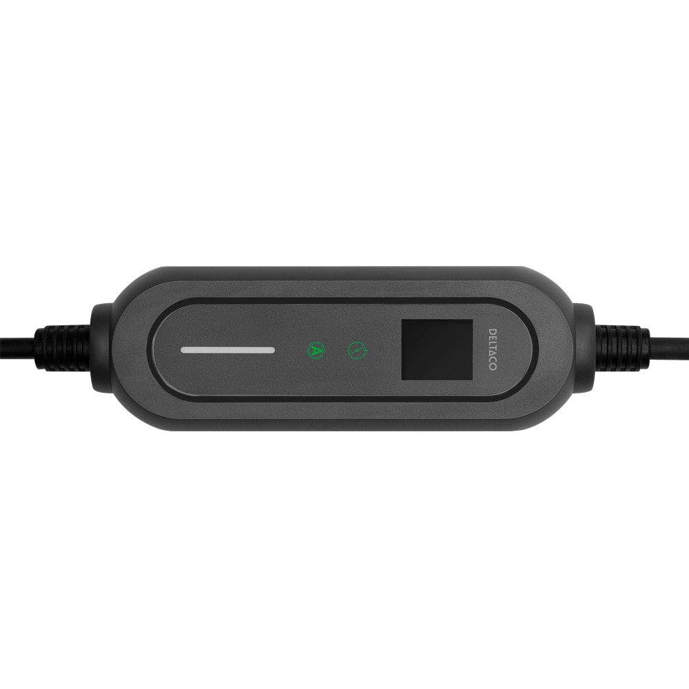 Schuko–Type 2 -latauskaapeli sähköautoon / Mode 2 EV-kaapeli 6–16 A 3,5 kW / 5,5 m latauskaapeli