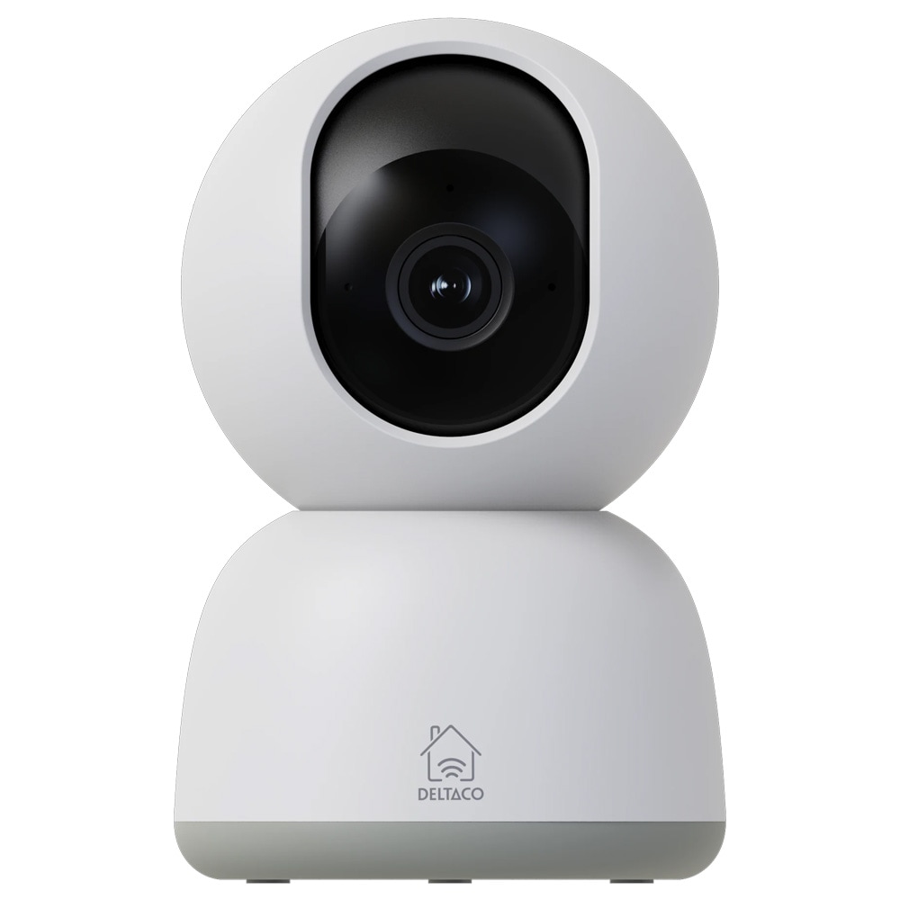 Deltaco Smart WiFi-kamera med panorerings- og tiltfunktion / WiFi-kamera med nattesyn