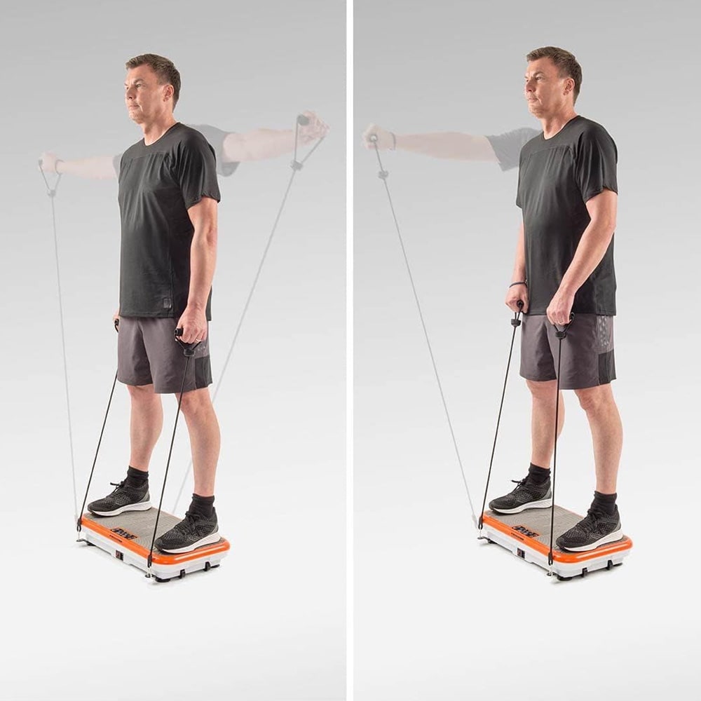 Vibroshaper Powerfit fitness vibrationsplatta / Vibrationsplatta för hemmaträning