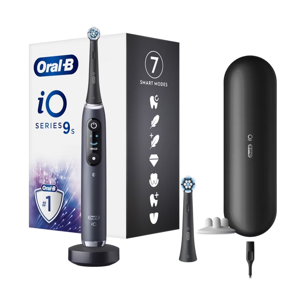 Oral-B iO Series 9s - Black Onyx / Eltandborste med AI-vägledning