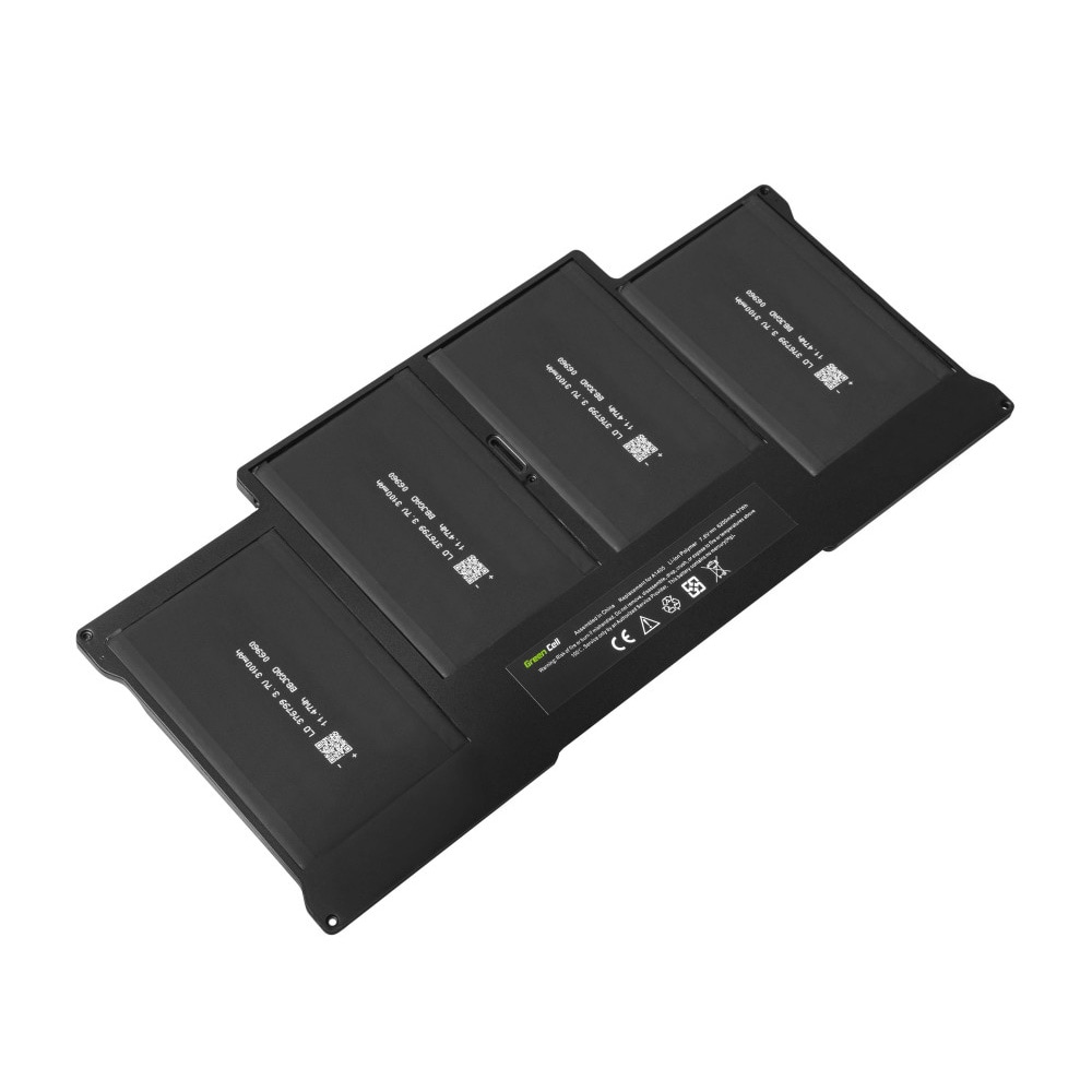 Green Cell A1377 A1405 A1496 batteri till Apple MacBook Air 13 / ersättningsbatteri