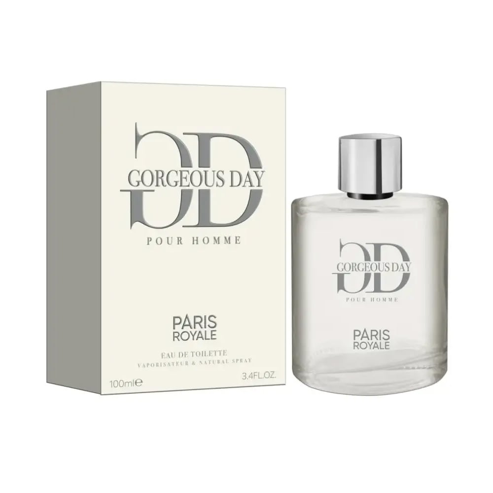Paris Royale Gorgeous Day EDP 100ml / Herrparfym Eau de Parfum / Akvatisk träig EDP för män