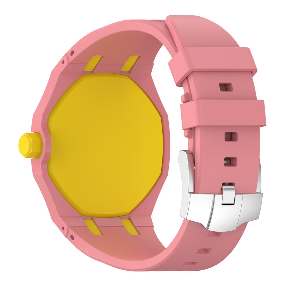 Silikonarmband och skyddskal till AP x Swatch Royal Pop Otg Roz