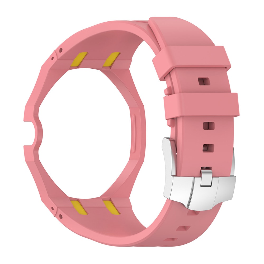 Silikonarmband och skyddskal till AP x Swatch Royal Pop Otg Roz