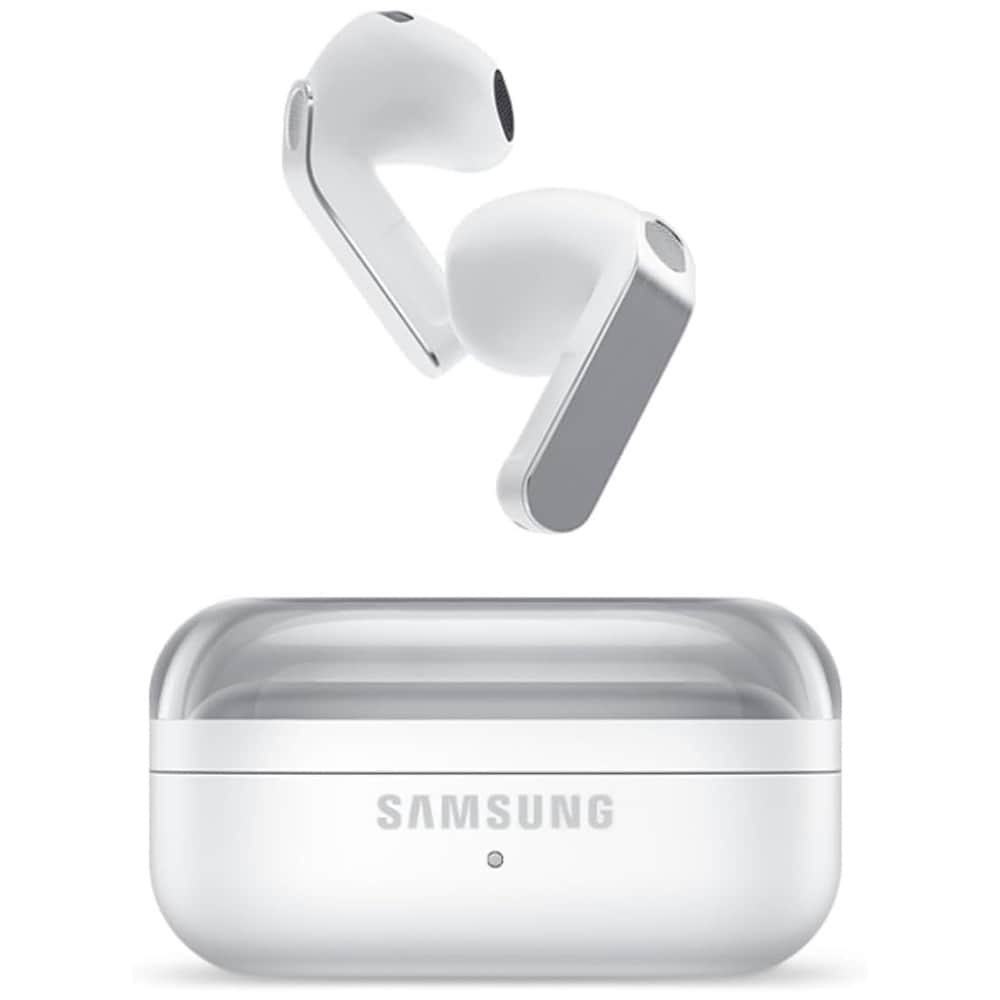 Samsung Galaxy Buds4 - Vit / True Wireless-hörlurar / Bluetooth-hörlurar med aktiv brusreducering