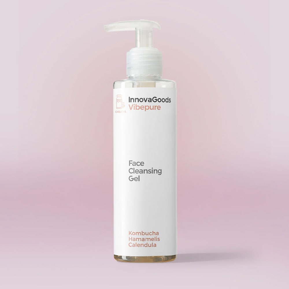 Rengöringsgel för ansiktet 200 ml / vegansk ansiktsrengöring / ansiktsgel för rengöring