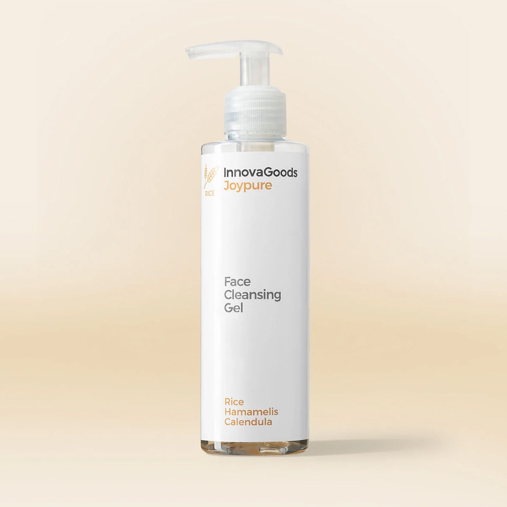 Rengörande ansiktsgel Rice Joypure 200ml / vegansk ansiktsrengöring med risextrakt