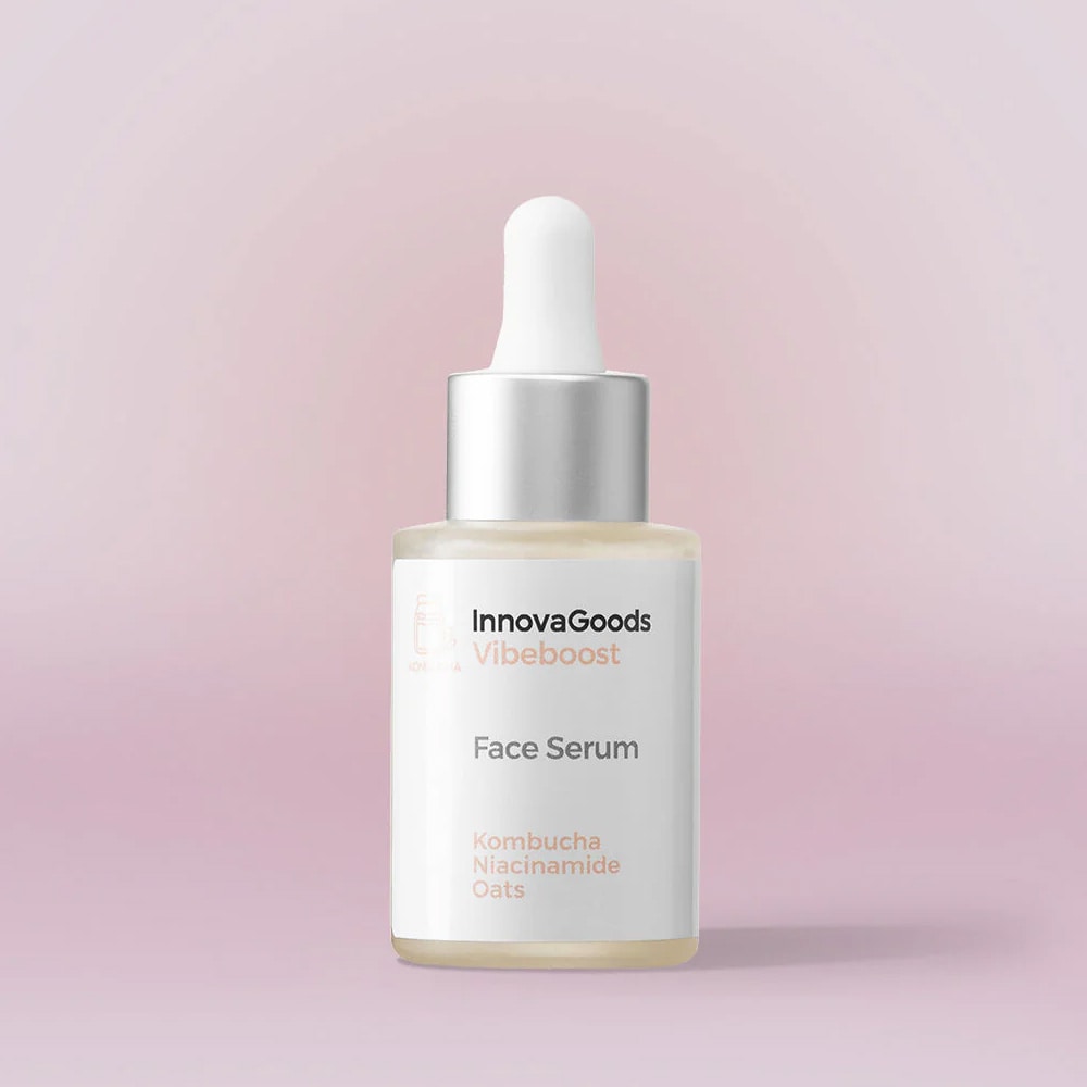 Vibeboost ansiktsserum 30 ml / återfuktande veganskt serum med kombucha / för alla hudtyper