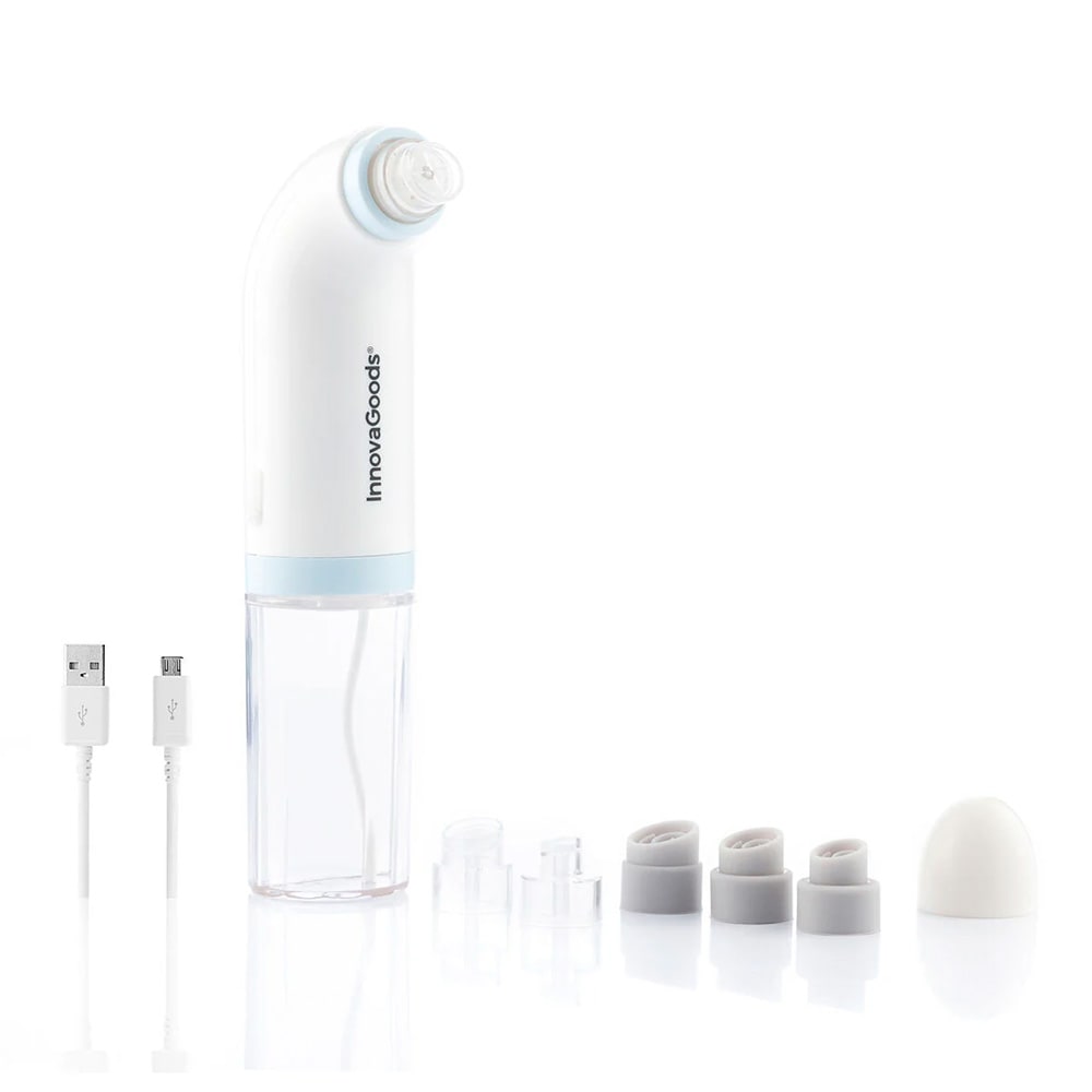 Uppladdningsbar hydro-ansiktsrengörare / porrengörare med vatten / hydro-cleanser med 6 munstycken