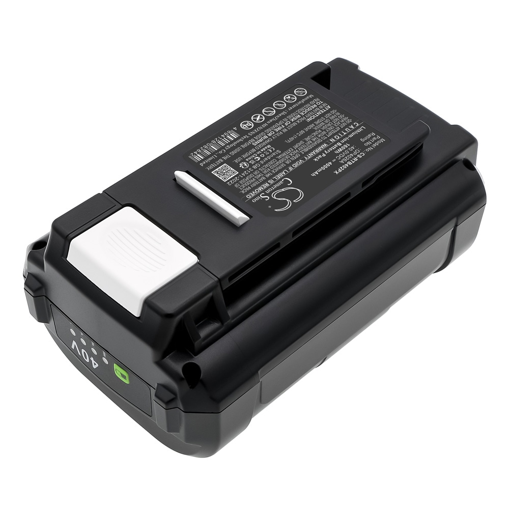 Batteri till Ryobi trädgårdsverktyg 40 V 4000 mAh / 40 V ersättningsbatteri för Ryobi