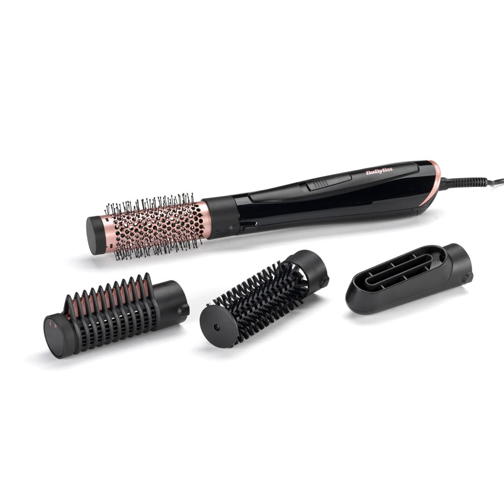 BaByliss Perfect Finish AS126E varmluftsborste / 1000 W volymborste / jonisk stylingborste med 4 tillbehör