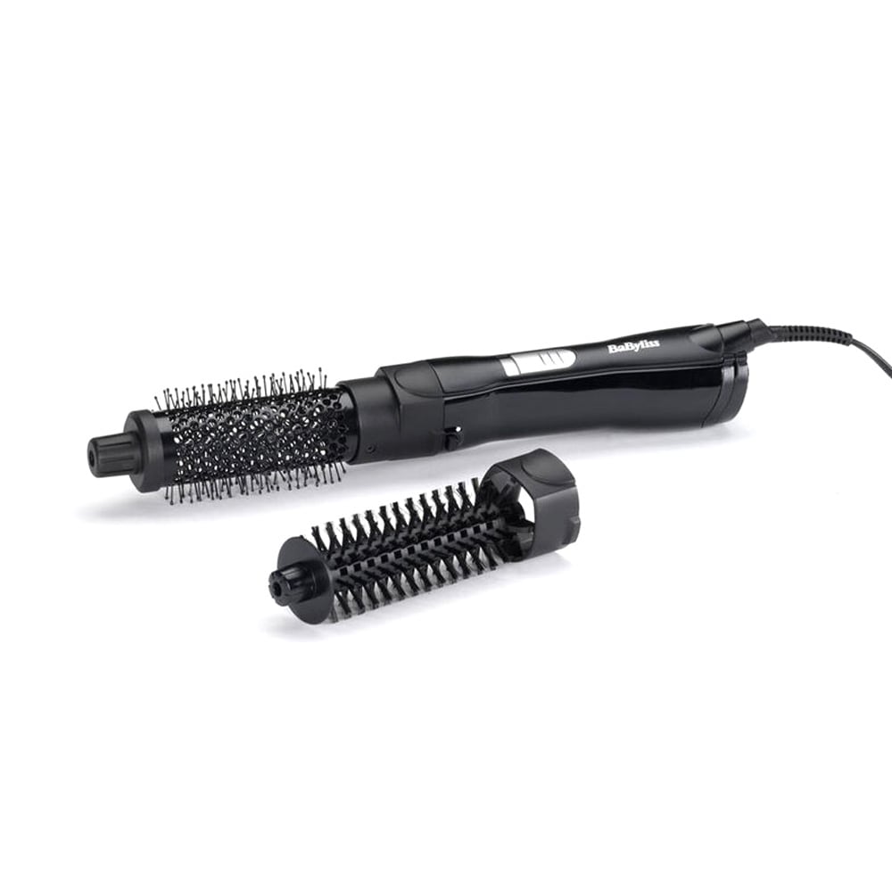 BaByliss Shape & Smooth AS82E varmluftsborste / 800 W volymborste / keramisk stylingborste med 2 borsthuvuden