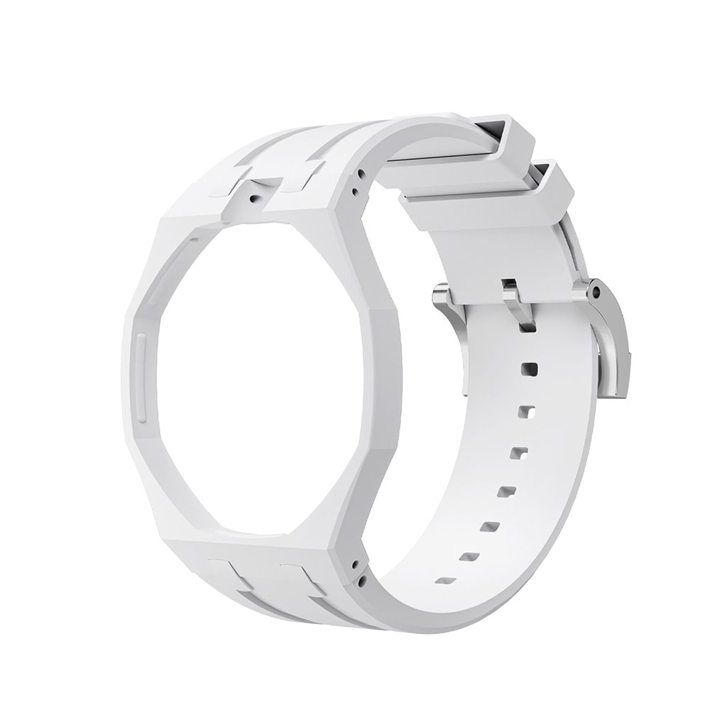 Silikonarmband och skyddskal till AP x Swatch Royal Pop 12 O'clock - Grå