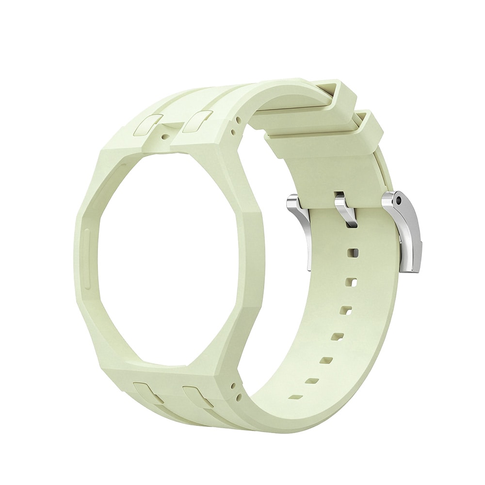 Silikonarmband och skyddskal till AP x Swatch Royal Pop 12 O'clock - Lime