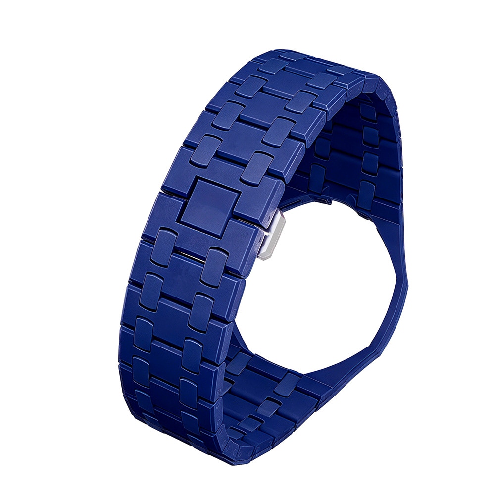Biokeramiskt Armband och skyddskal till AP x Swatch Royal Pop 12 O'clock - Blå