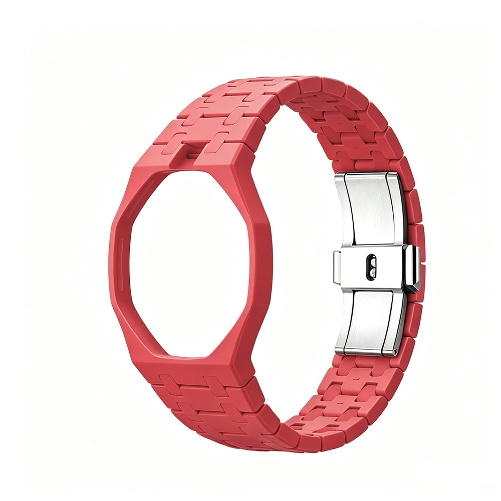 Biokeramiskt Armband och skyddskal till AP x Swatch Royal Pop 12 O'clock - Röd