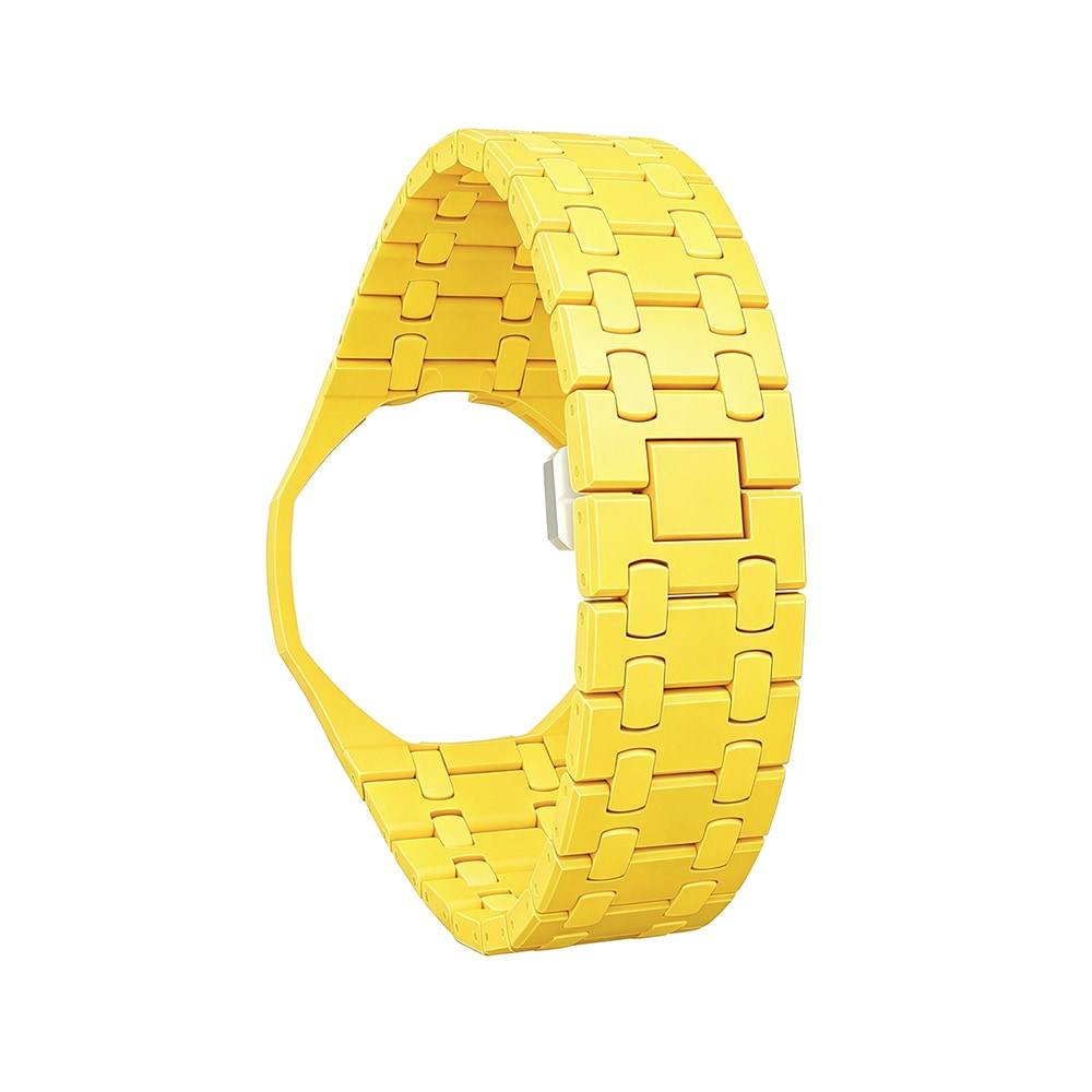 Biokeramiskt Armband och skyddskal till AP x Swatch Royal Pop 3 O'clock - Gul