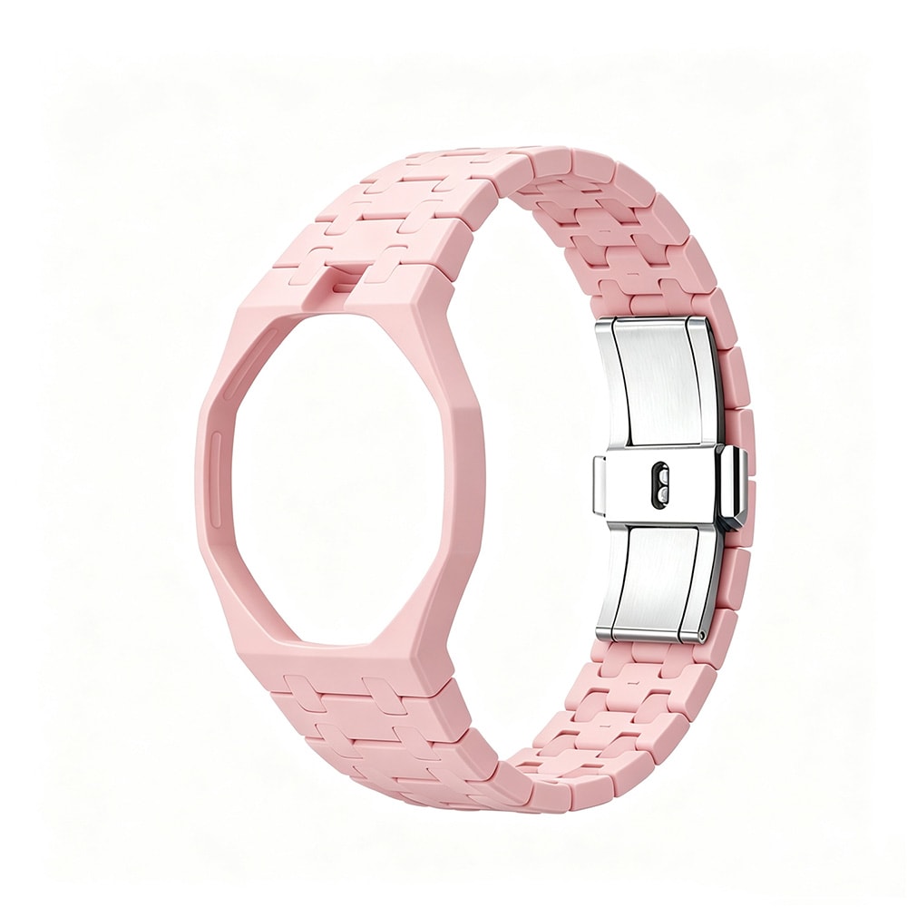 Biokeramiskt Armband och skyddskal till AP x Swatch Royal Pop 12 O'clock - Rose