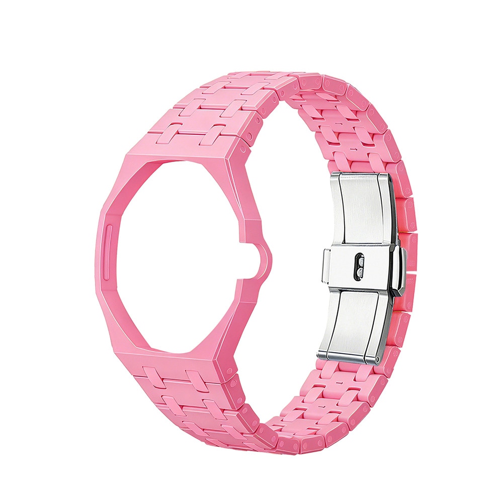 Biokeramiskt Armband och skyddskal till AP x Swatch Royal Pop 3 O'clock - Rosa