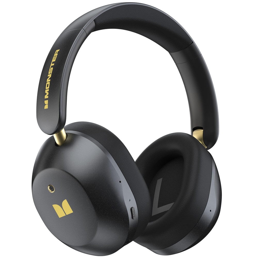 Monster Persona 6th Bluetooth-hörlurar med ANC - Svart / Bluetooth-headset med brusreducering