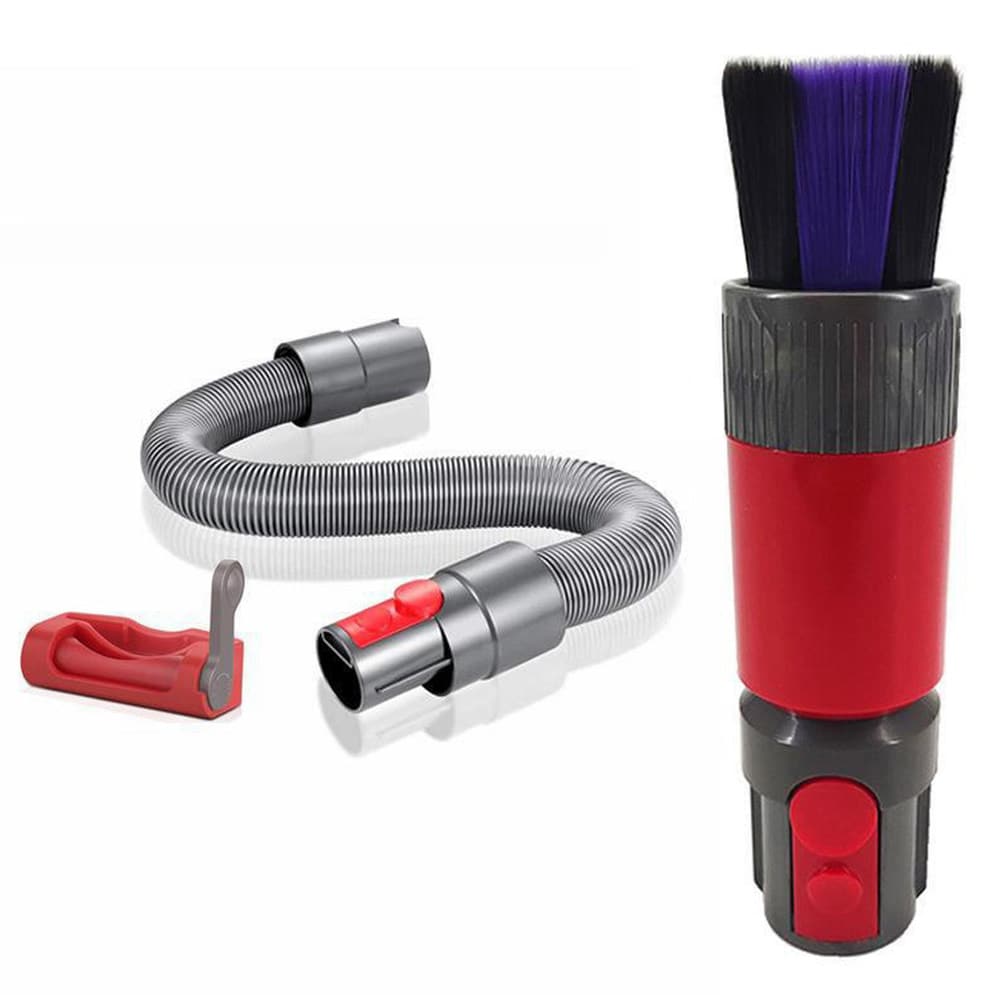 3i1 Dammsugarmunstycken Dyson V7 V8 V10 V11 V15 / Repfri dammborste för Dyson V-serien
