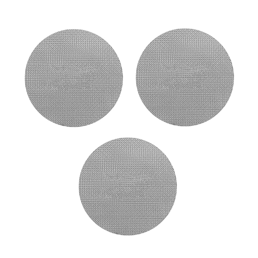 Puckfilter 58,5 mm 3-pack / espresso puck screen i 316 rostfritt stål 150 μm / espressofilter – silver