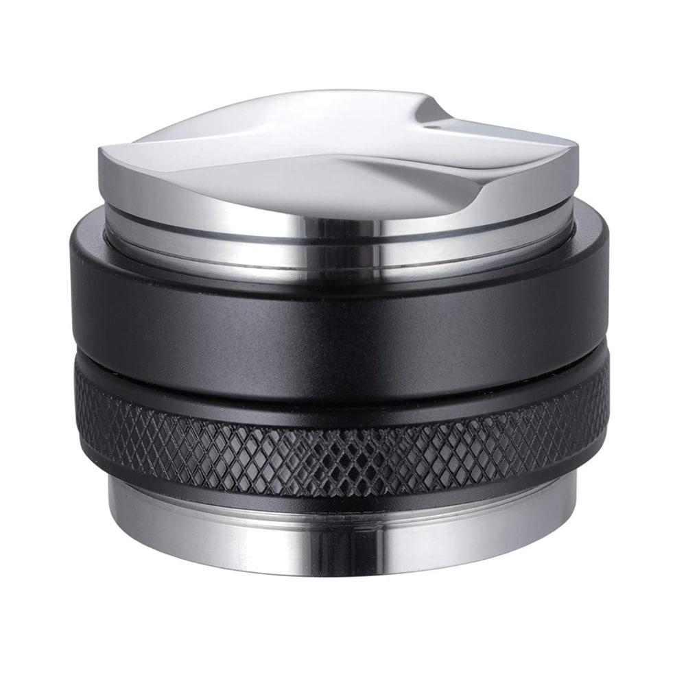 2-i-1 kaffefördelare och tamper 53 mm / justerbart espressoverktyg för 53–54 mm portafilter / baristatillbehör
