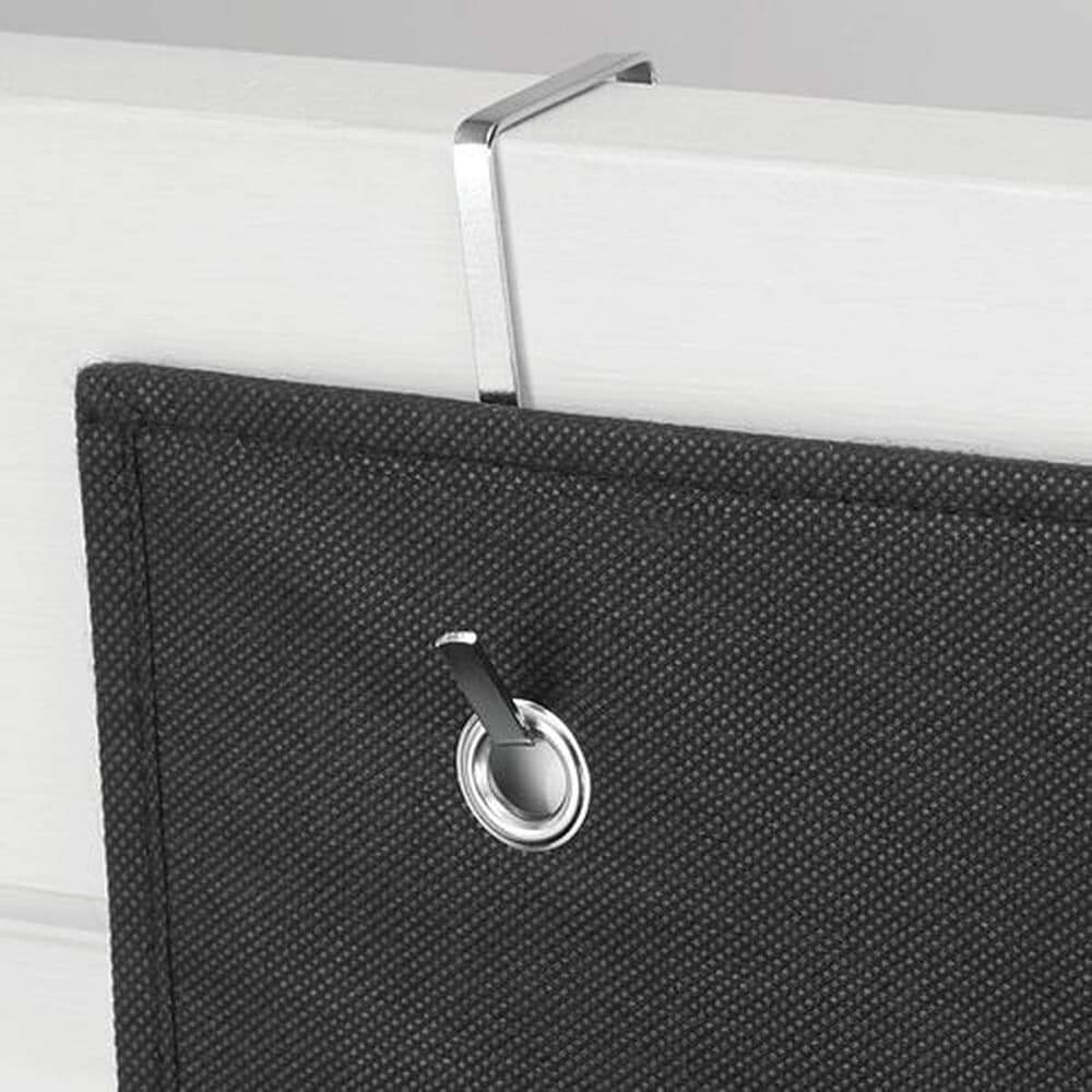 Justerbar dörrkrok i metall 10-pack - Silver / Dörrhängare i metall / Hängkrok för dörr