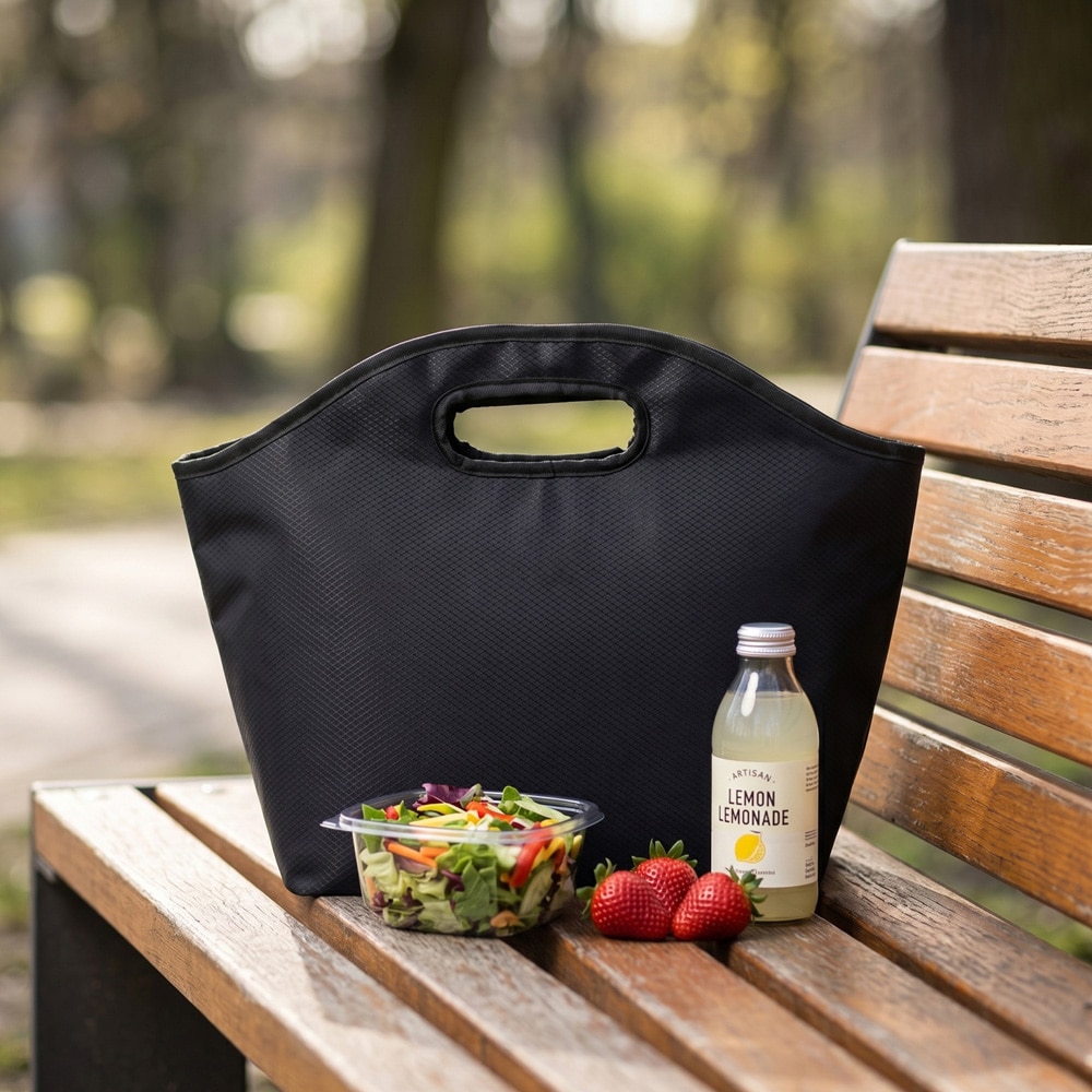 Isolerad lunchväska 12 l / Termisk lunchväska / Matväska med dragkedja