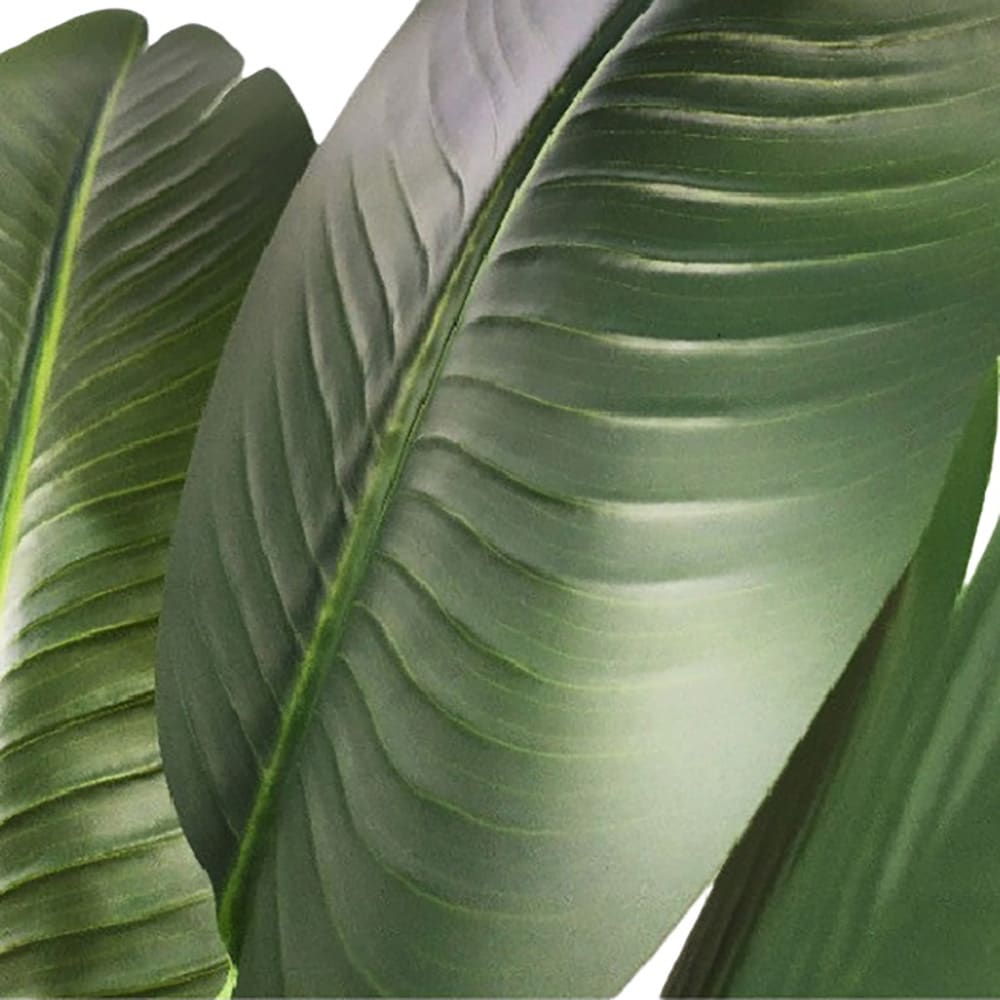 Konstgjord palm / palmträd i kruka / tropisk konstväxt 120 cm – grön/svart Traveller Palm