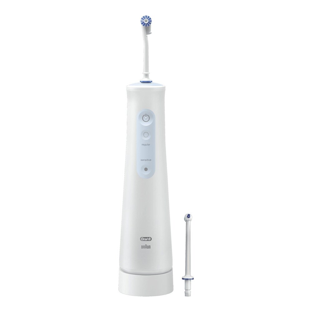 Oral-B AquaCare 4 mundusch vit / hydropulsator med Oxyjet / vattenflosser för daglig mellanrumsrengöring