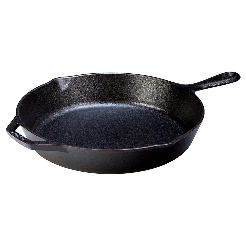 Lodge gjutjärnspanna 31 cm / Stekpanna i gjutjärn / Gjutjärnsstekpanna