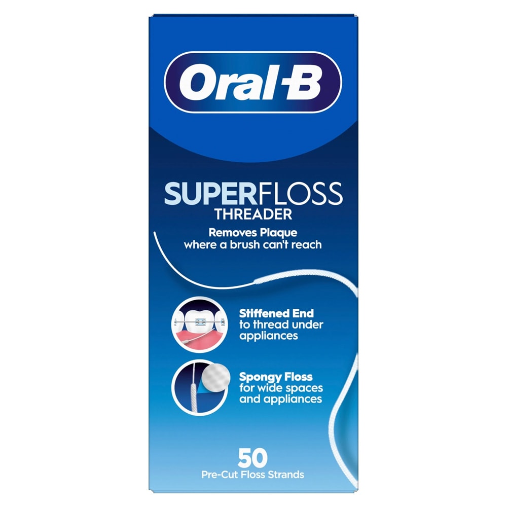 Braun Oral-B Superfloss tandtråd 2-pack / Tandtråd / Specialtandtråd