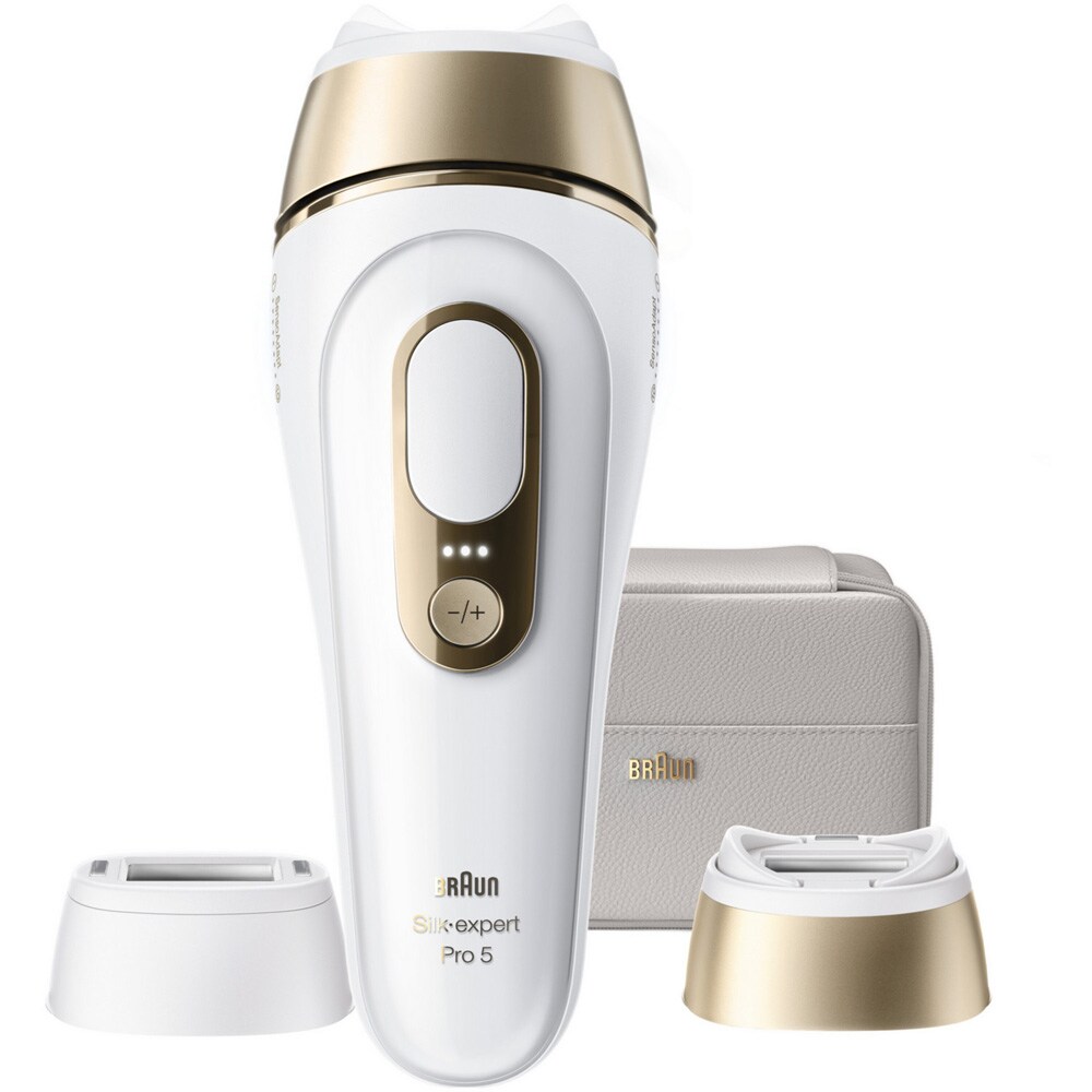 Braun Silk·expert Pro 5 PL5210 IPL-hårborttagare / ljusepilator med hudtonssensor och Smart Flex-huvud / epilator