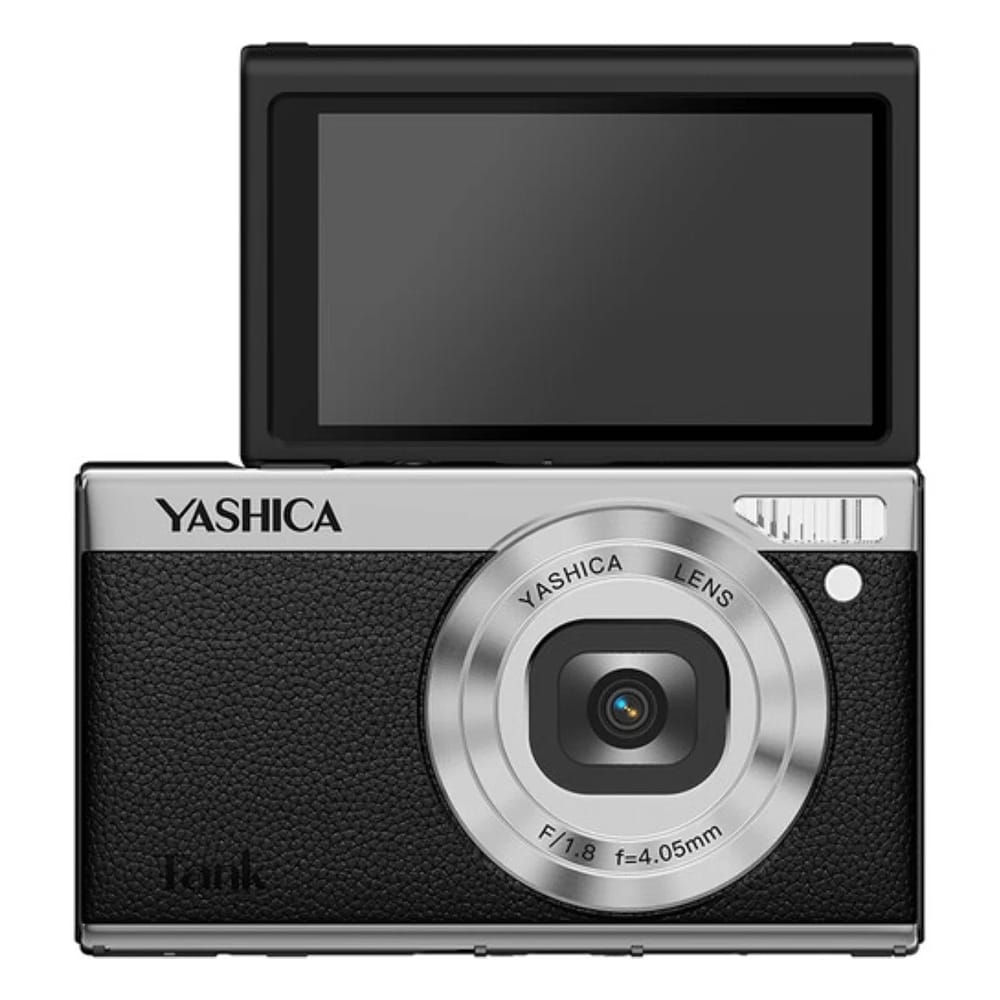 Yashica Tank Digitalkamera - Svart / Kompaktkamera / Vridbar digitalkamera