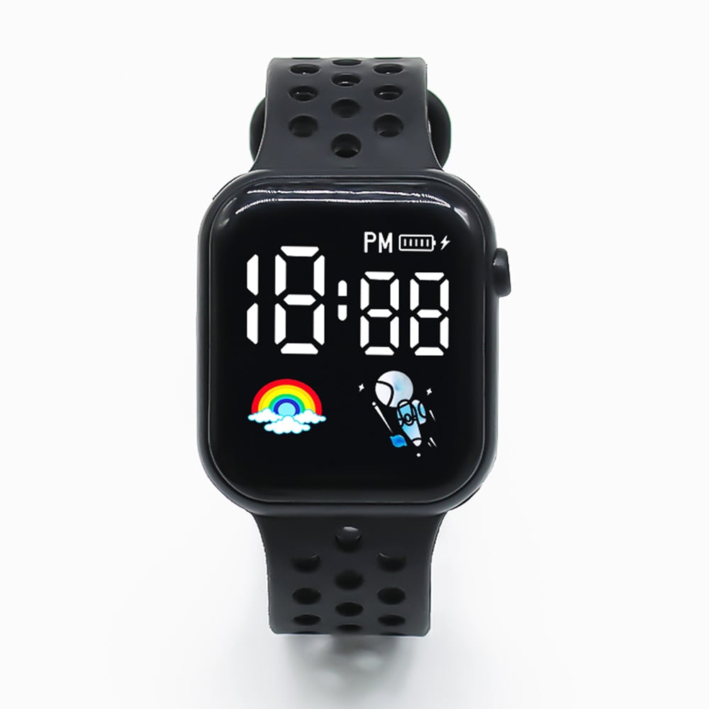 United Armbandsur - Svart / Digitalt armbandsur / Digital klocka