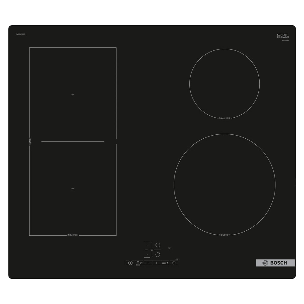 Bosch Serie 4 Induktionshäll PVS61RBB5E / Inbyggnadshäll / CombiZone-induktionshäll