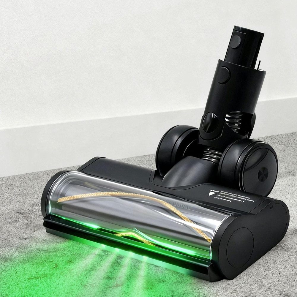 Dammsugarmunstycke med Grön LED till Dreame R10 / R20 / T20 / T30 / Golvmunstycke / Dammupptäckande borstmunstycke