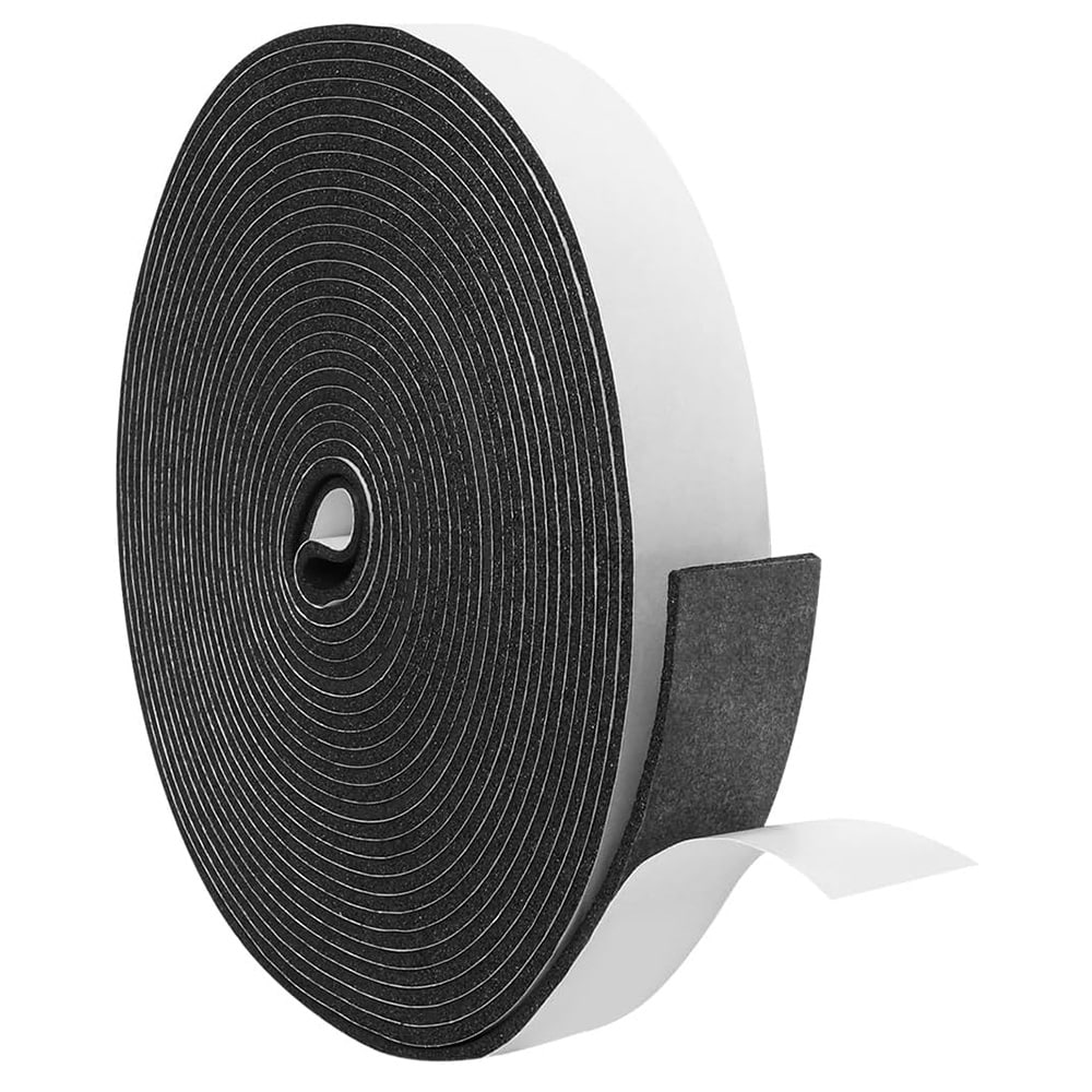 Självhäftande ljudtätningslist i EVA-skum - 2 cm × 5 m / Skumtätningslist / Ljuddämpningslist