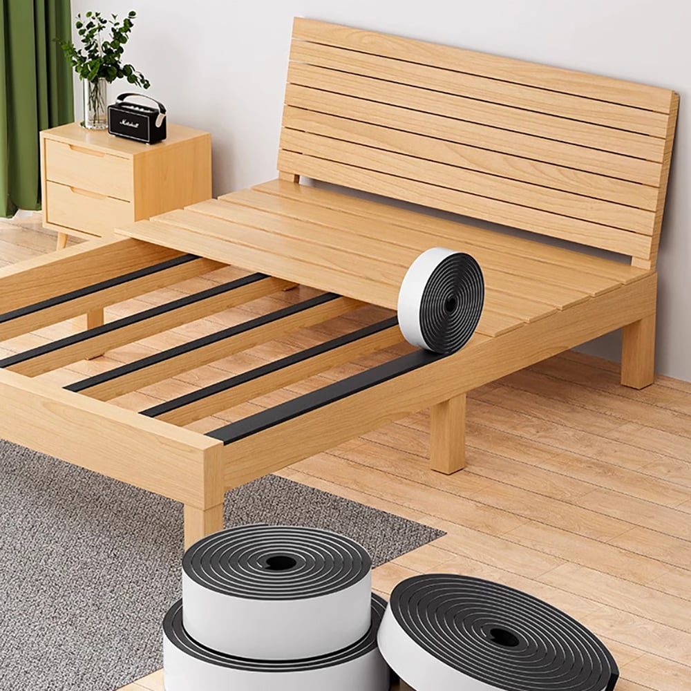 Självhäftande ljudtätningslist i EVA-skum - 4 cm × 5 m / Skumtätningslist / Ljuddämpningslist