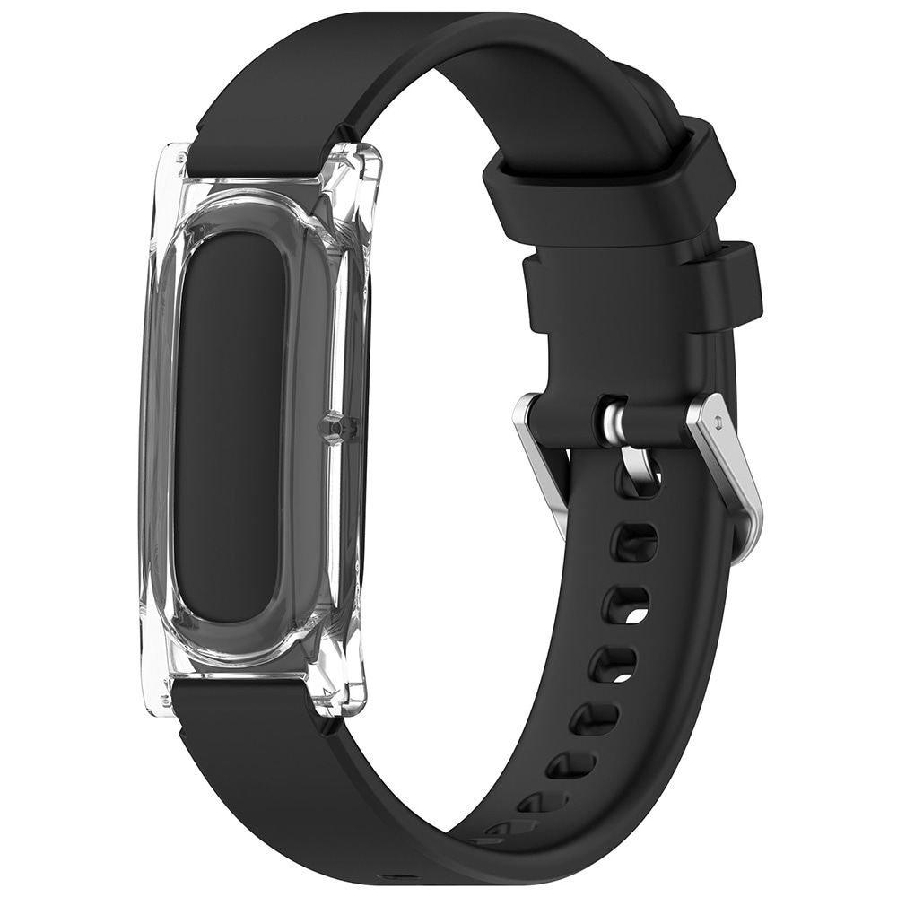 Skal med armband för Google Fitbit Air - Svart / Fitbit-skal / Armbandsskal